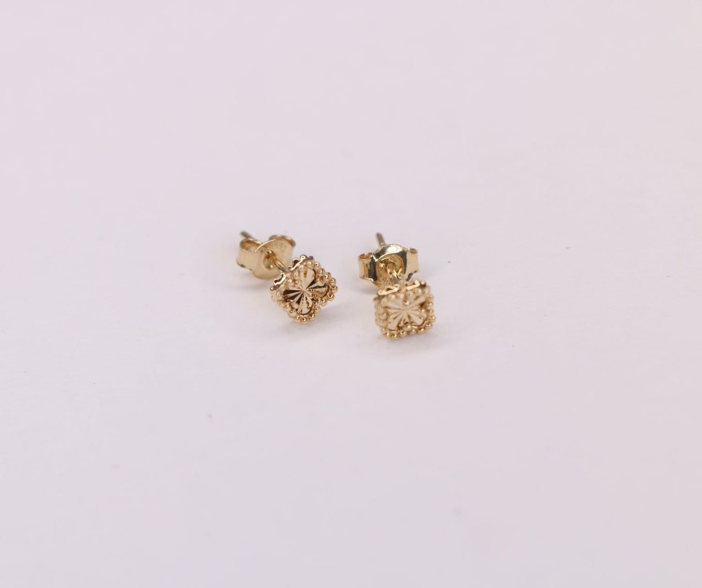 14K Clover Leaf Studs