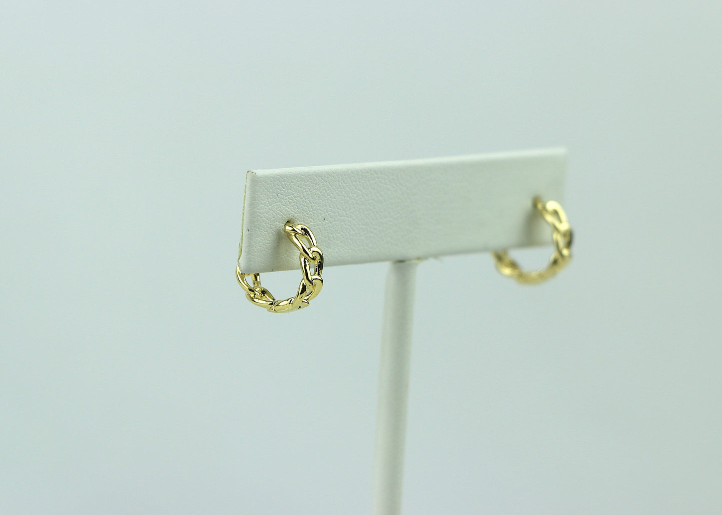 Petite Cuban C-Hoop Earrings